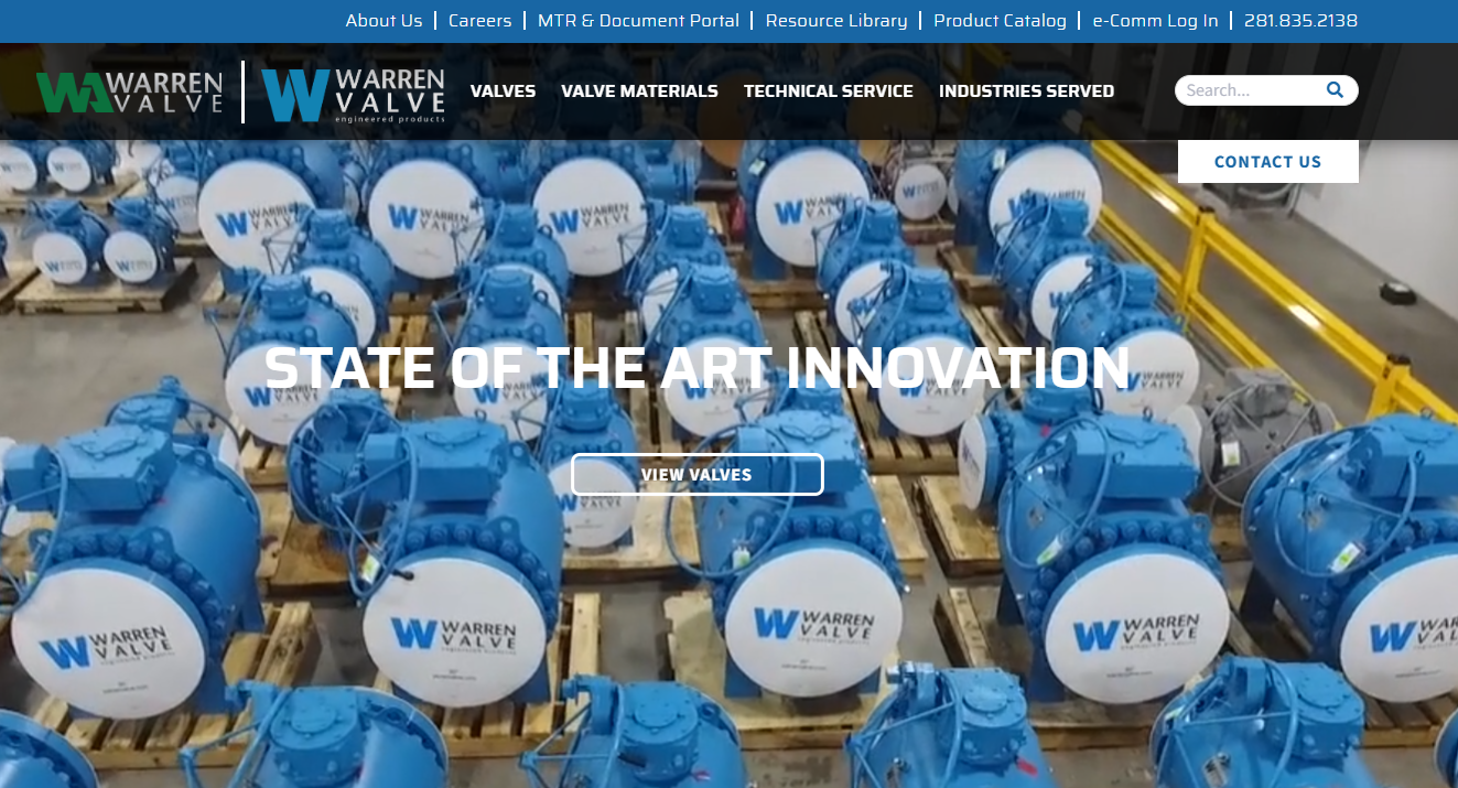 Warren Valve Company Overview Banner